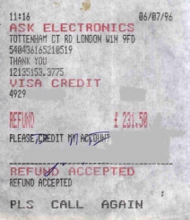 VISA Refund